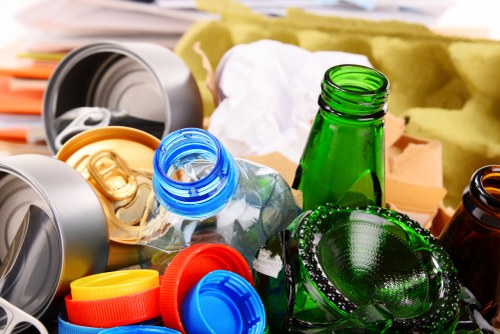 Professional office clearance services being provided